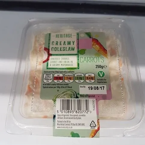 Heritage Premium Coleslaw 250g
