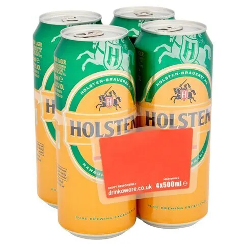 Holsten Pils Lager Beer 4 x 500ml
