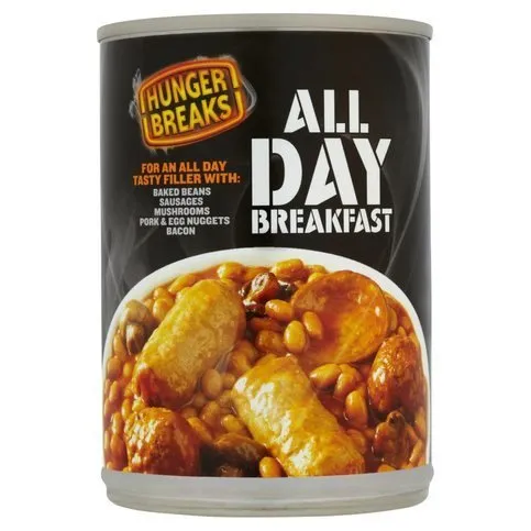 Hunger Breaks All Day Breakfast 395g