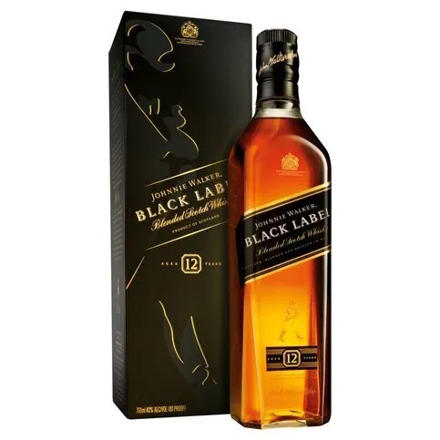Johnnie Walker Black Label Blended Scotch Whisky 70cl