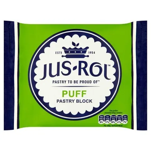 Jus-Rol Frozen Puff Pastry Block 500g
