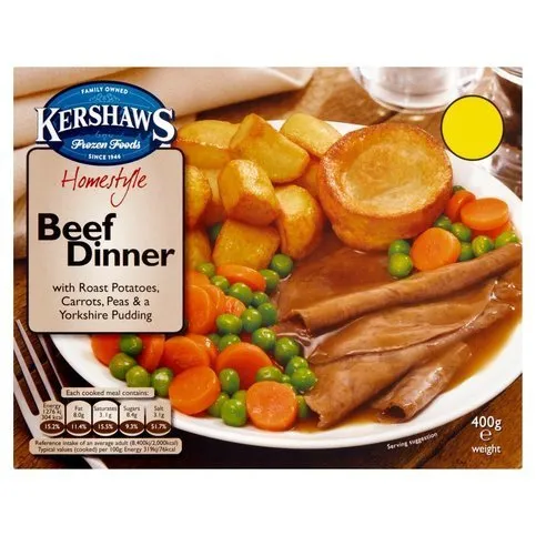 Kershaws Homestyle Beef Dinner with Roast Potatoes 400g