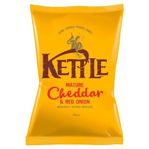 Kettle Mature Cheddar & Red Onion 150g
