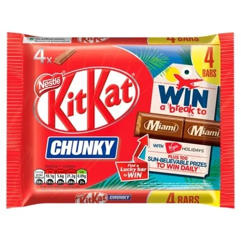 KitKat Chunky Bars 4 x 40g (160g)