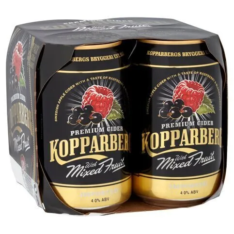 Kopparberg Premium Cider with Mixed Fruit 4 x 330ml