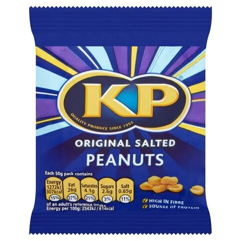 KP Original Salted Peanuts 50g