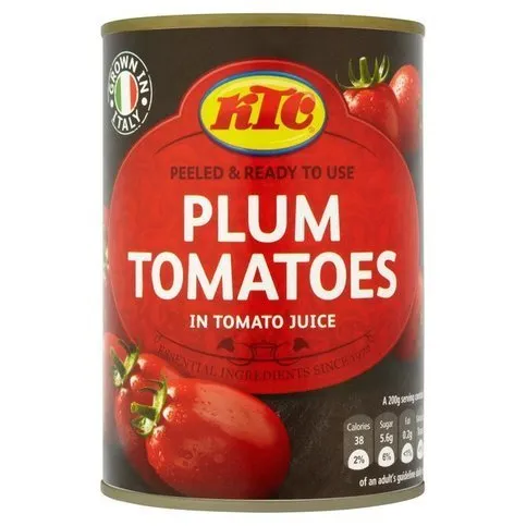KTC Plum Peeled Tomatoes 400g