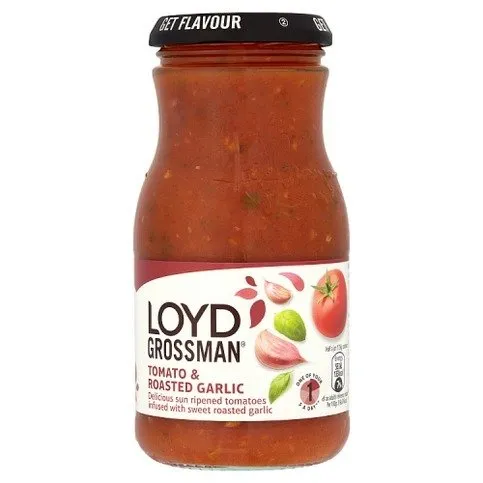 Loyd Grossman Tomato & Roasted Garlic Pasta Sauce 350g
