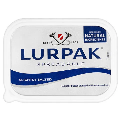 Lurpak Slightly Salted Spreadable Blend of Butter 250g