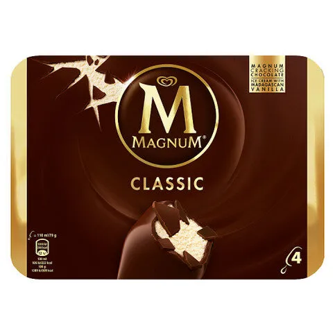 Magnum  Classic Ice Cream 4 x 110ml