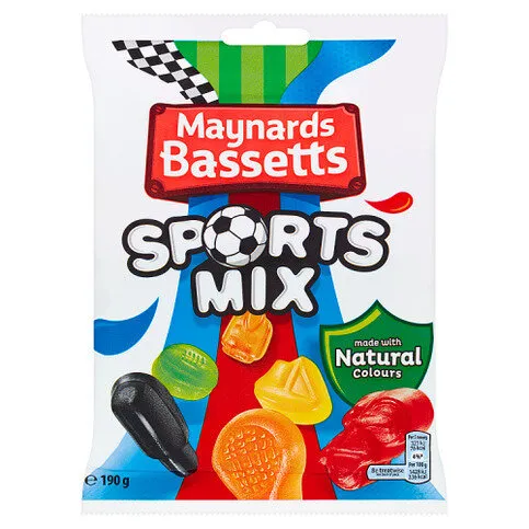 Maynards Bassetts Sports Mix Sweets Bag 190g