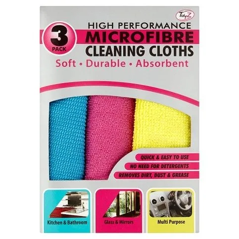 TidyZ 3 Microfibre Cleaning Cloths