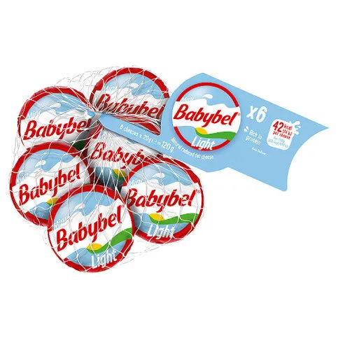 Mini Babybel Light Cheese Snacks 6 x 20g