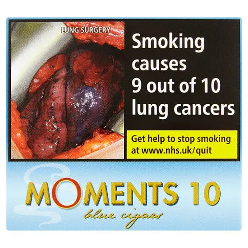 Moments Blue Cigars 10 Pack