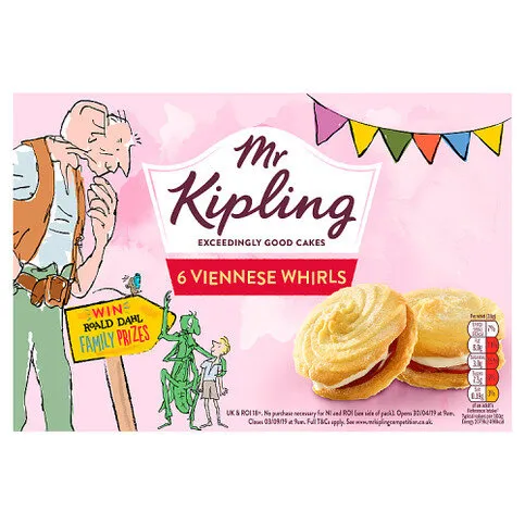 Mr Kipling 6 Viennese Whirls