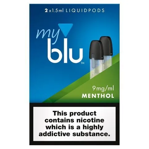 blu® myblu® Liquidpods Menthol 9mg/ml 2 x 1.5ml