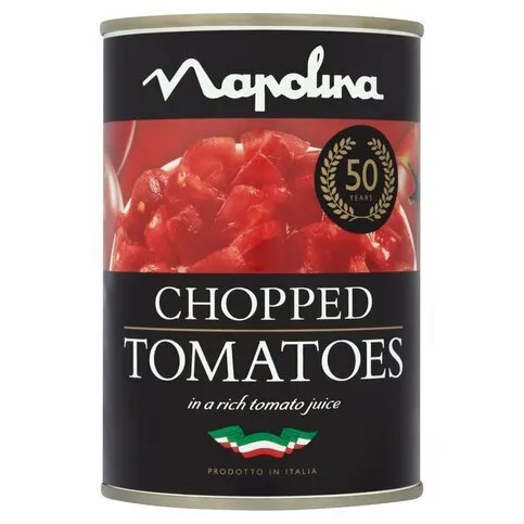 Napolina Chopped Tomatoes in a Rich Tomato Juice 400g
