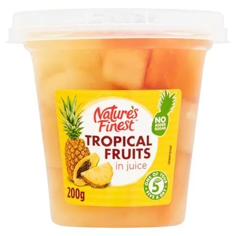 Nature's Finest Tropical Fruits in Juice 200g