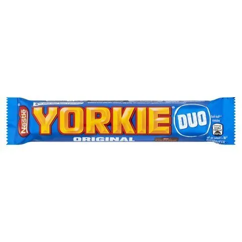 Yorkie Milk Chocolate Duo Bar 72g