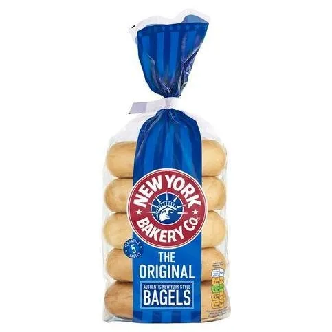 New York Plain Bagels 4 Pack