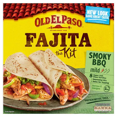 O.e.paso Bbq Fajita Kit 500g