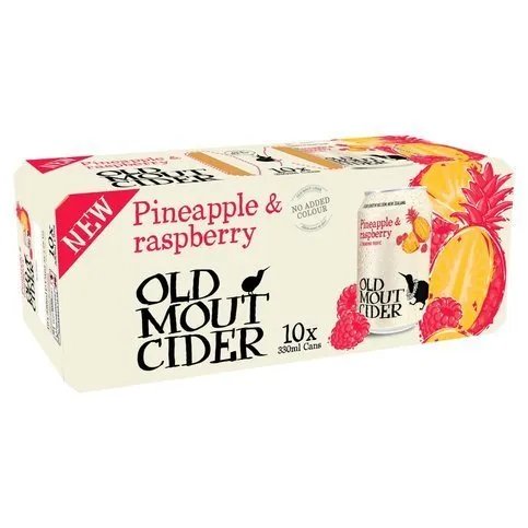 Old Mout Cider Pineapple & Raspberry 10 x 330ml Cans