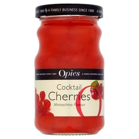 Opies Cocktail Cherries Maraschino Flavour 225g