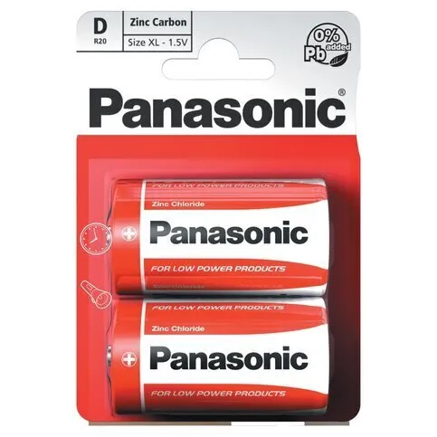 Panasonic "D" 1.5V Zinc Carbon Battery