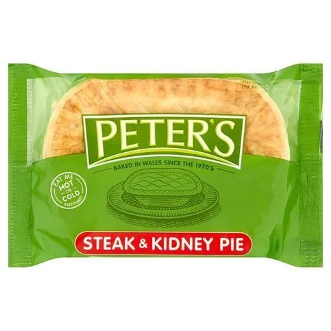 Peters Steak & Kindey Pie Wrapped
