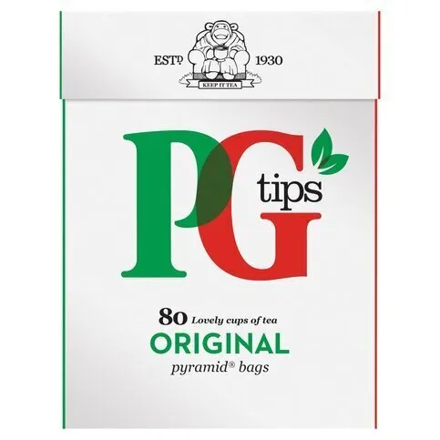 PG Tips Original Pyramid Tea Bags 80 Pack