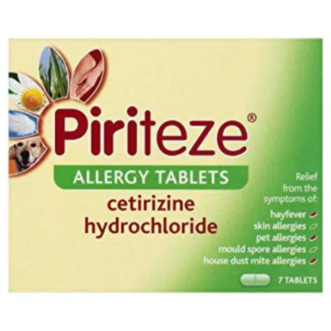 Piriteze Allergy 7 Tablets