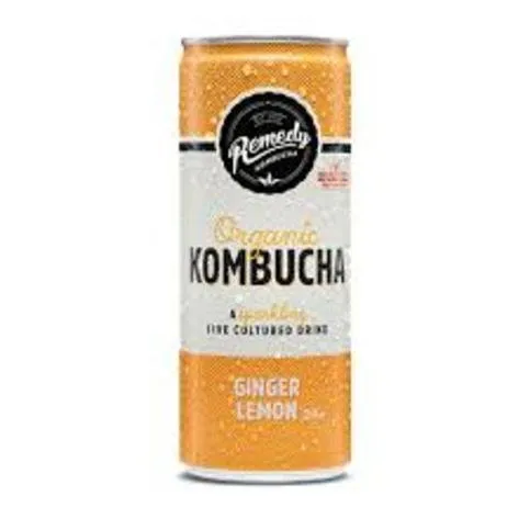 Remedy Kombucha Ginger Lemon 250ml