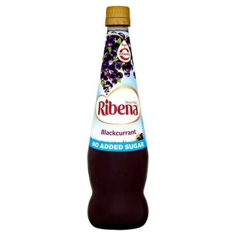 Ribena Blackcurrant Squash No Added Sugar 850ml