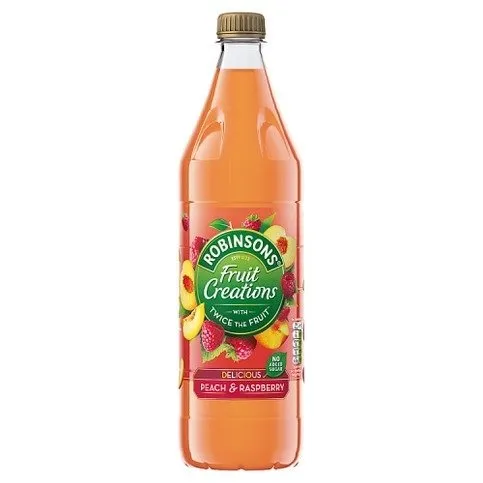 Robinsons Fruit Creations Peach & Raspberry Squash 1L