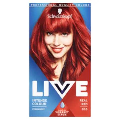 Schwarzkopf Live Intense Colour 035 Real Red Permanent Hair Dye