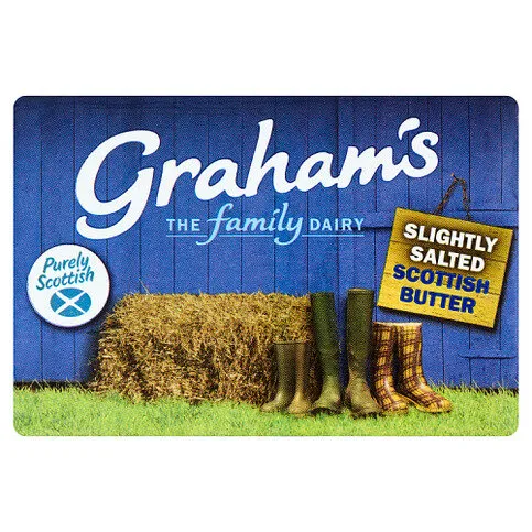 Graham's The Family Dairy Slightly Salted Scottish Butter 250g