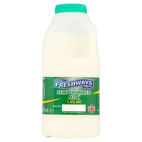 Freshways Semi Skimmed Milk 568ml