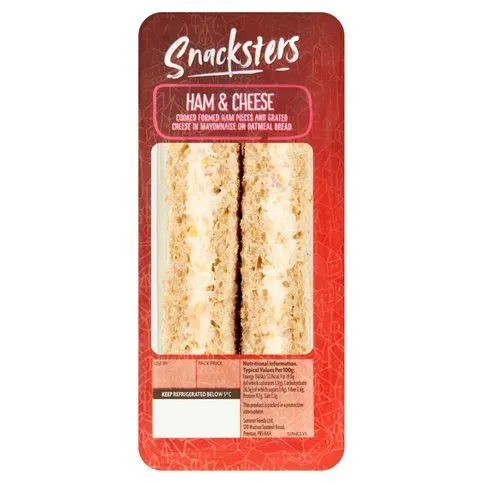 Snacksters Ham & Cheese 144g