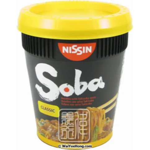 Nissin Soba Classic Noodles with Yakisoba Sauce 90g