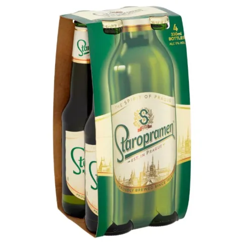 Staropramen Premium Czech Lager 4 x 330ml