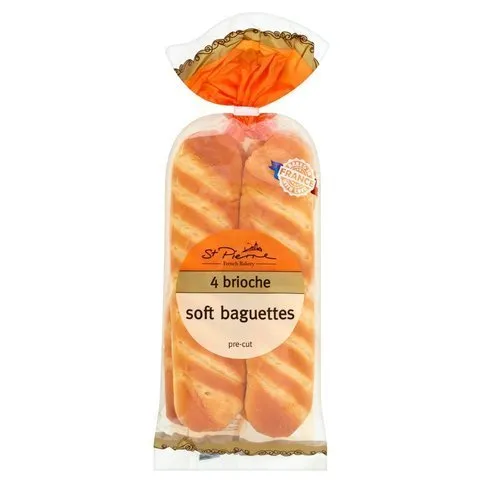 St Pierre Brioche Baguettes 4 Pack 340g
