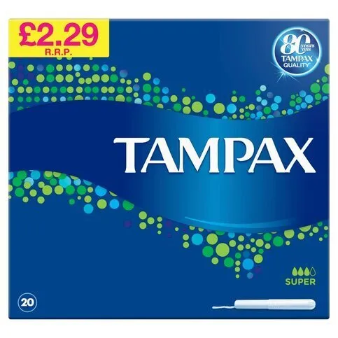Tampax Blue Box Super x 20