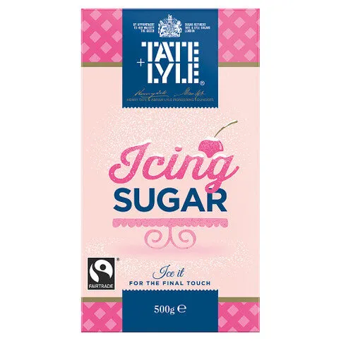 Tate and Lyle Fairtrade Cane Icing Sugar 500g