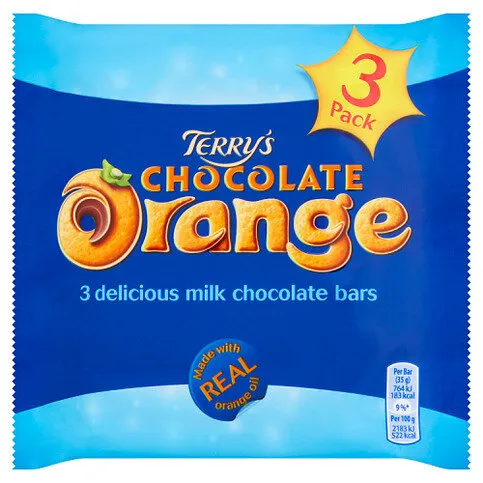Terry's Chocolate Orange Milk 3 Pack 35g