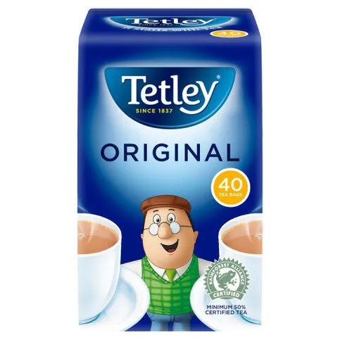 Tetley 40 Resealable Tea Bags 125g