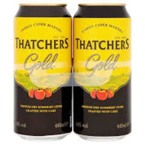 Thatchers Gold Cider 4 x 440ml