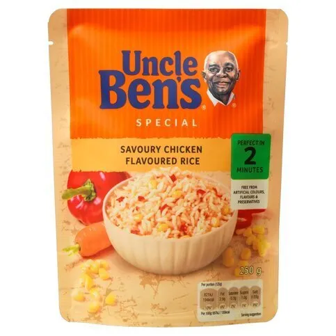 Uncle Ben's Microwave Savoury Chicken Rice 250g