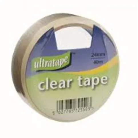 Ultrtape Clear Adehesive Tape 24mm x 40m