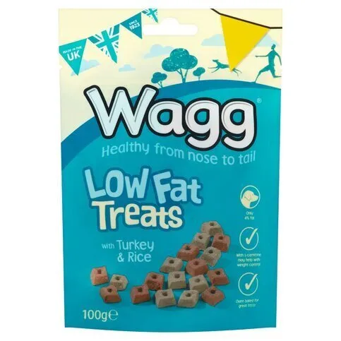 Wagg Treats Low Fat Turkey & Rice 100g
