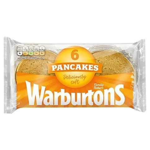 Warburtons 6 Pancakes